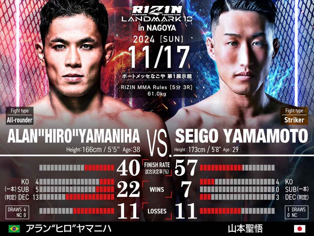 Alan Yamaniha vs 山本聖悟